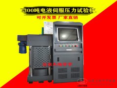 300噸電液伺服壓力試驗機(jī) 3000KN全自動壓力機(jī)